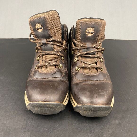 Timberland Waterproof Boys 6.5 Leather Boots Lace Up Hiking Brown 66961,Outdoor - Picture 2 of 9